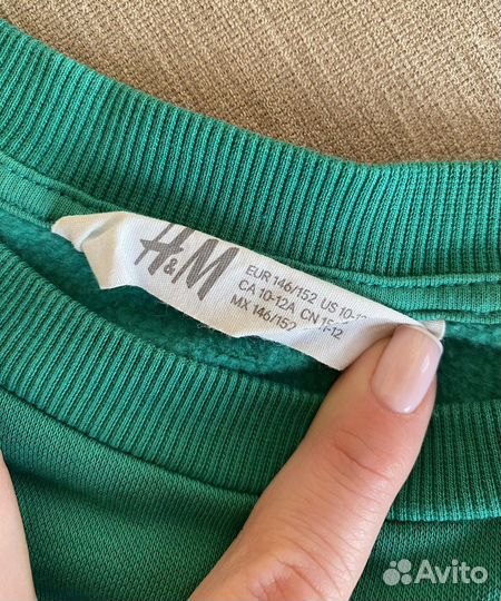 Свитшот для девочки 146 h&m