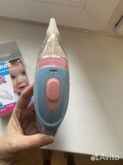 Аспиратор для носа Cleanoz на батарейках