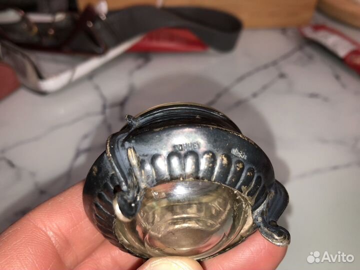 Солонка мельхиор СССР