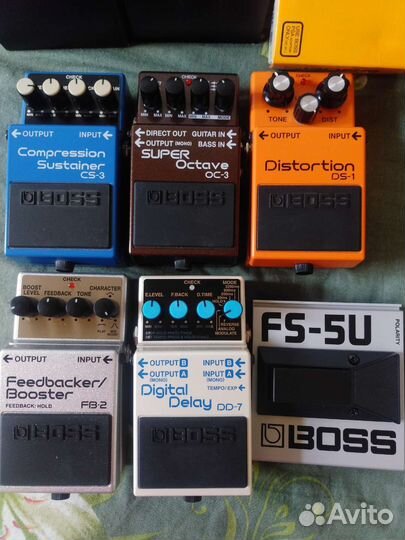 Гитарные педали boss