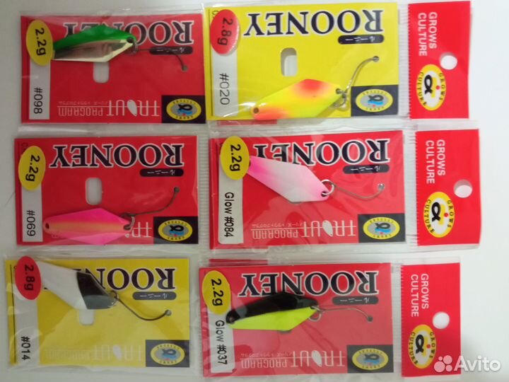 Форелевые блесны Dohna, Rooney