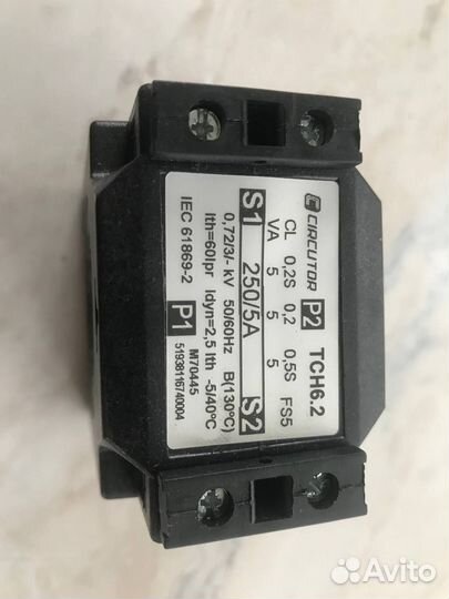 Circuto Трансформатор тока TCH6.2 250/5A (M70445)