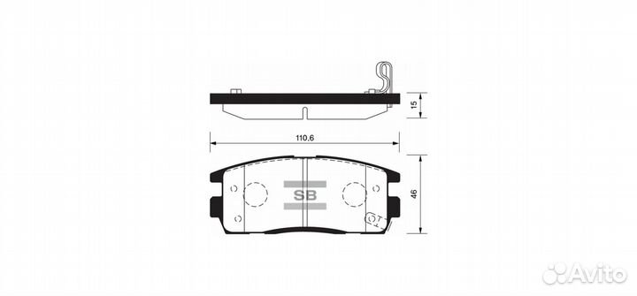 Колодки торм диск зад chevrolet Captiva 06) /opel