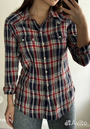 Рубашка в клетку levis