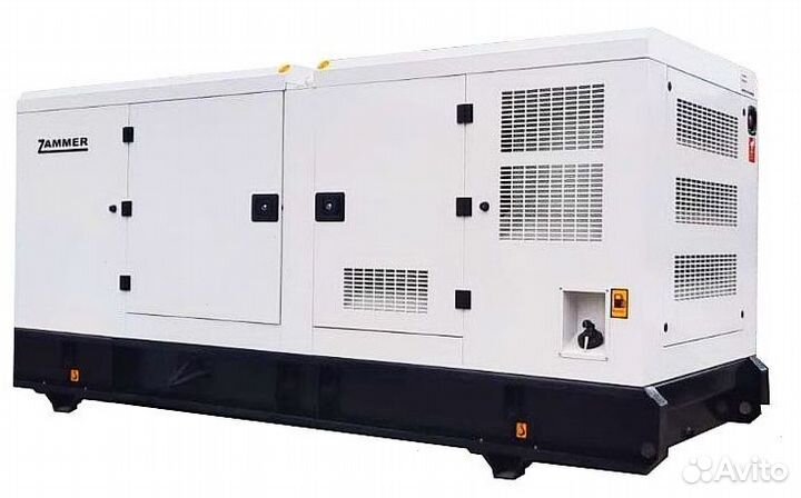 Дизельный генератор zammer AD-100-Т400 в кожухе
