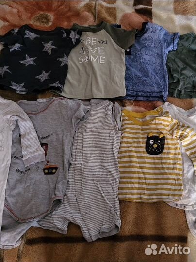 Одежда для мальчика пакетом 80 86