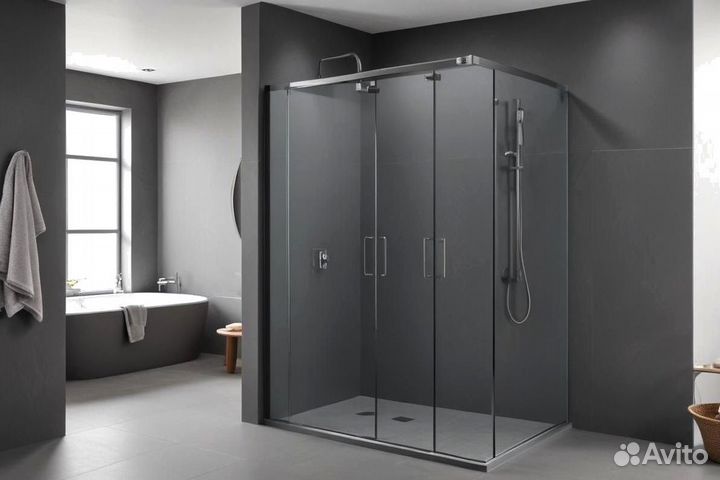 Стеклянная душевая