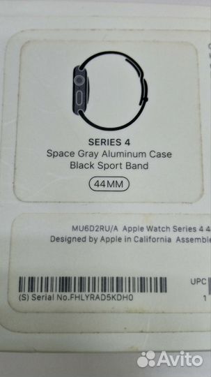 Часы apple watch 4 44мм