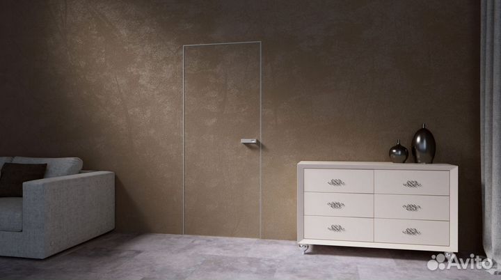 Скрытые двери межкомнатные под отделку