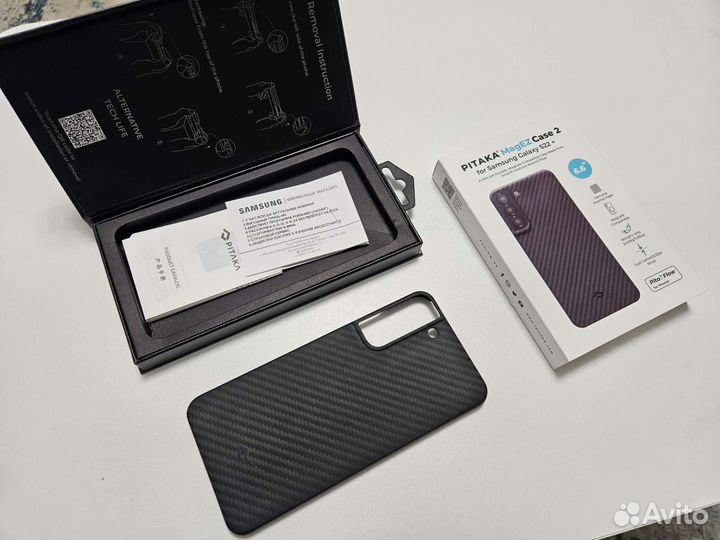 Чехол на Samsung S22 plus Pitaka оригинал 