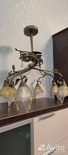 Люстра потолочная бу