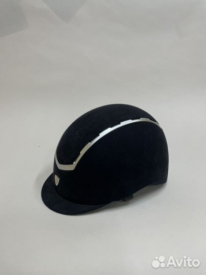 Шлем для конного спорта tattini бархатный 55-57