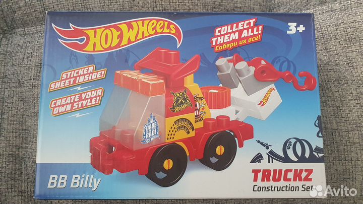Машинка конструктор hot wheels bauer
