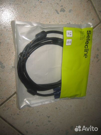 Кабель VGA/svga(M) -VGA/svga(M) 1.8 м