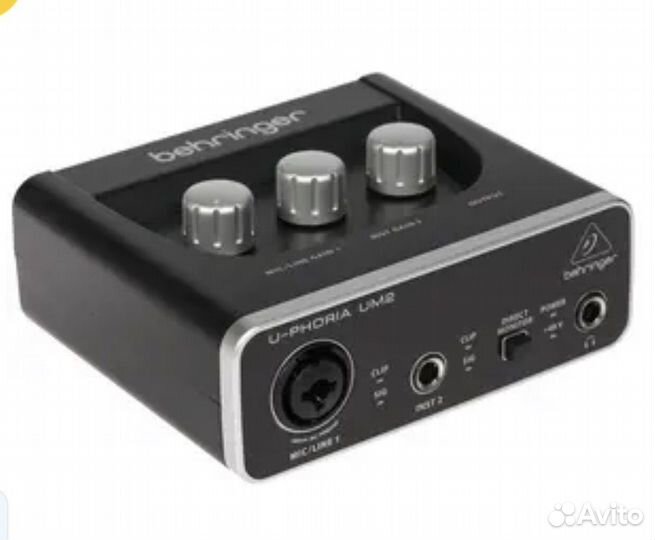 Внешняя звуковая карта behringer U-phoria UM2