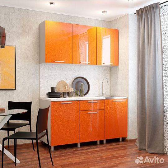 Кухня, готовое решения 1.5 метра