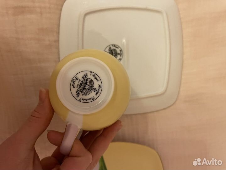 Чайная тройка сервиз royal heritage porcelain