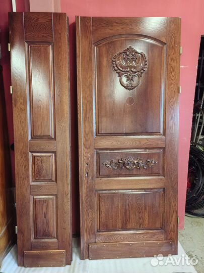 Дверь дубовая массив