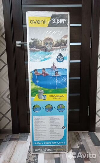 Новый каркасный бассейн 360 на 76