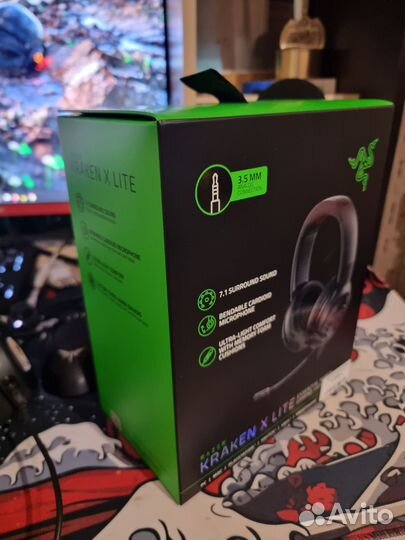 Наушники razer kraken x lite