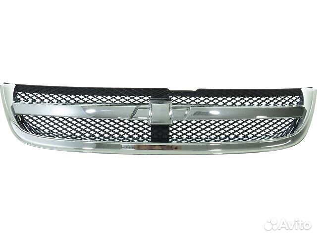 Решетка радиатора (черная с хромом) Lacetti