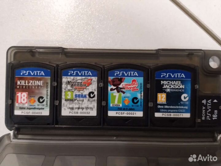 Игры картриджи аксессуары для PS Vita