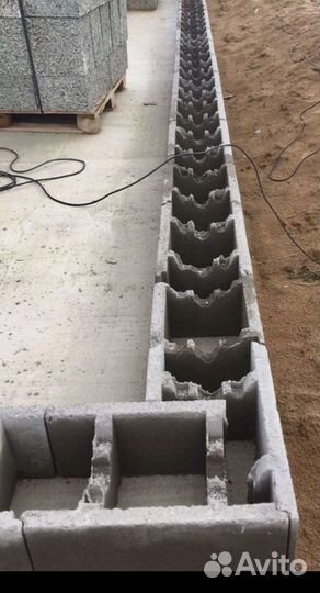 Несъёмная опалубка.Фундамент.Забор.Бетонные блоки