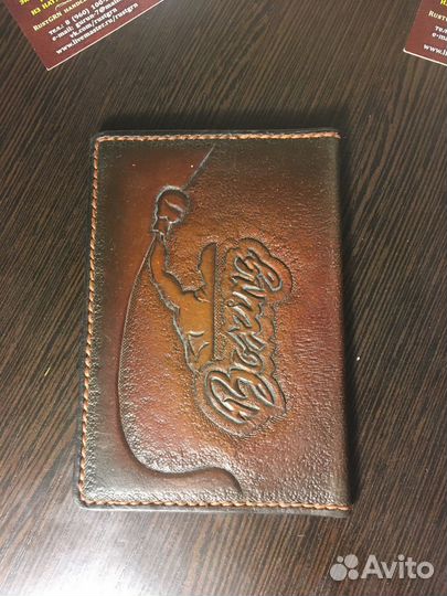 Обложка на паспорт из натуральной кожи