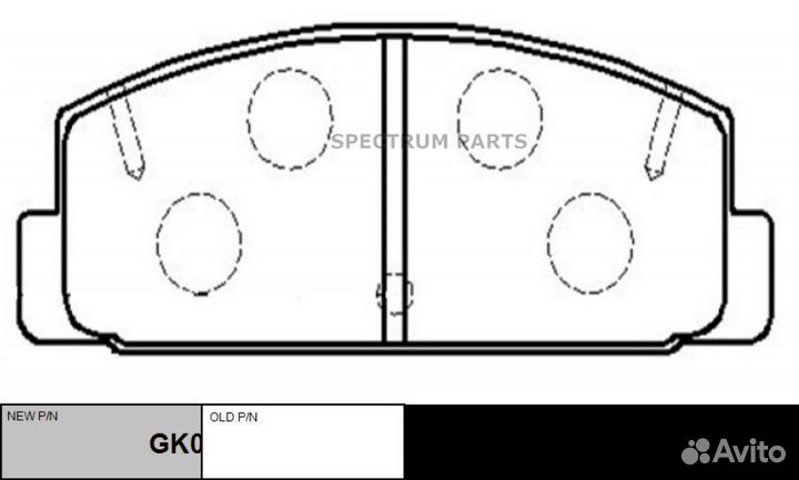 CTR ckmz49 Колодки тормозные дисковые задние Mazda