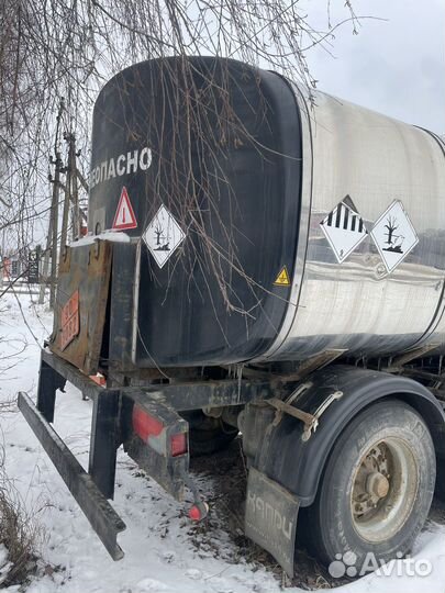 Полуприцеп бортовой Schwarzmuller трехосный бортовой с платформой, 2000
