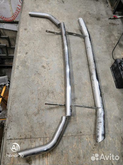 Защита бампера Toyota Land Cruiser Prado