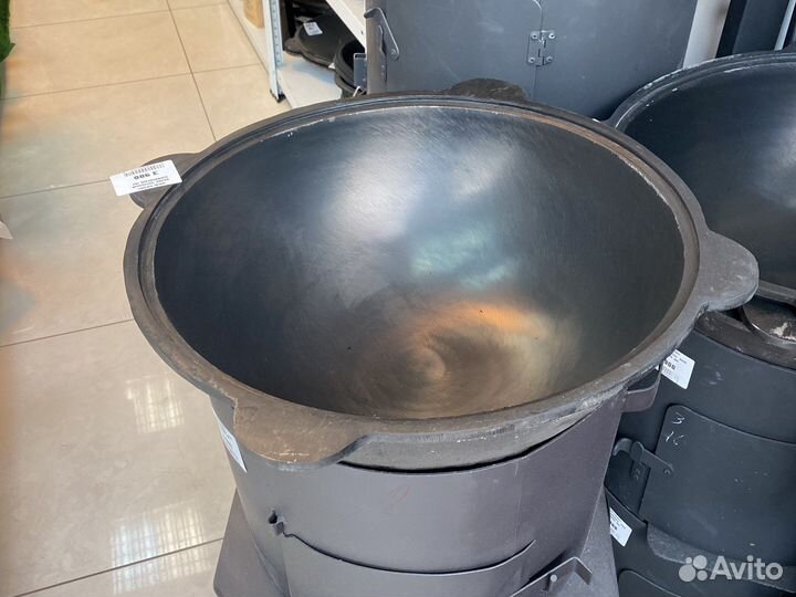 Казан чугунный узбекский 16 л