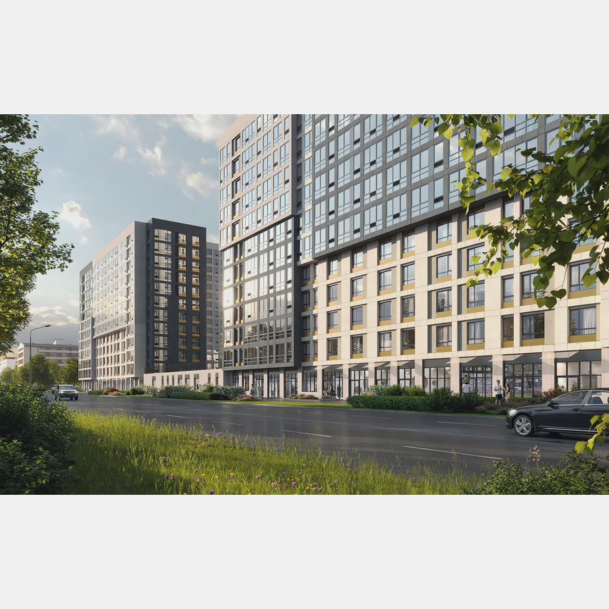 2-к. квартира, 73,5 м², 2/18 эт.