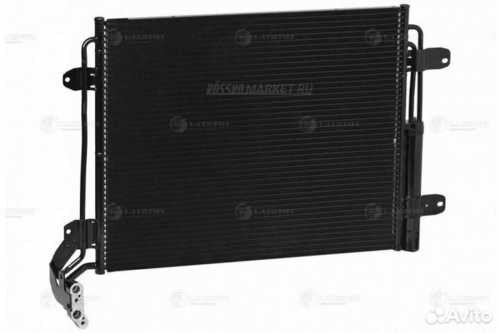 Luzar lrac 18N5 Радиатор кондиц. с ресивером для а/м VW Tiguan (08)