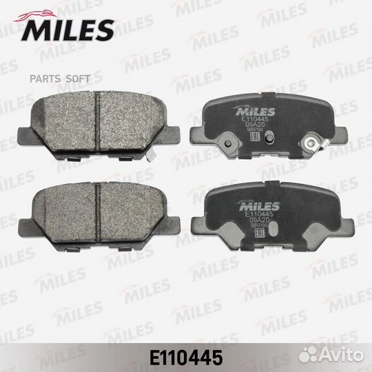 Miles E110445 Колодки тормозные mazda 6 12/mitsubi