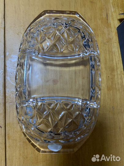 Менажница богемский хрусталь новая