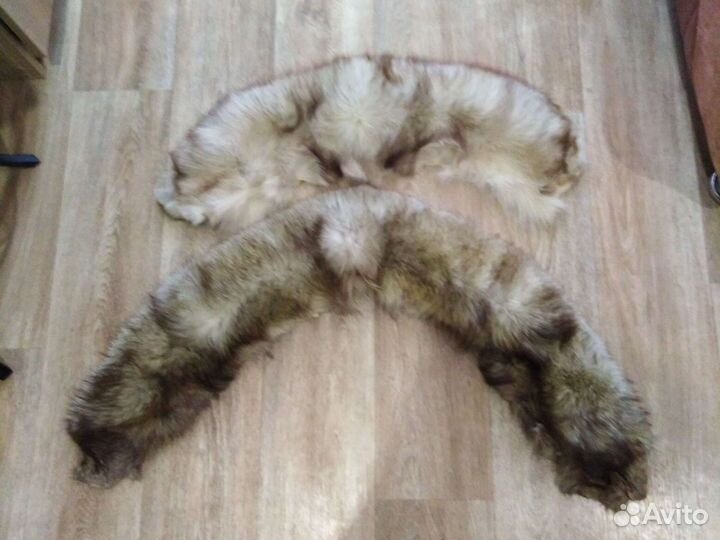 Меховой воротник песец