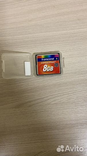 Карта памяти TranscendCompactFlash 8gb