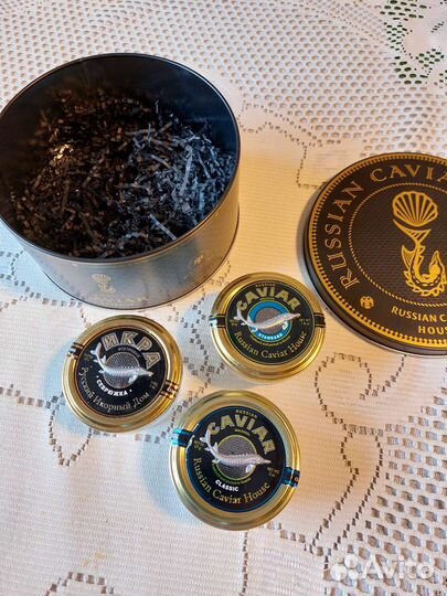 Банка/коробка от черной икры