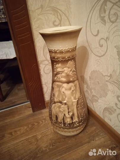 Ваза напольная керамическая