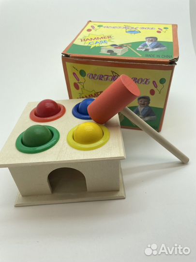 Развивающие игрушки.Деревянная стучалка