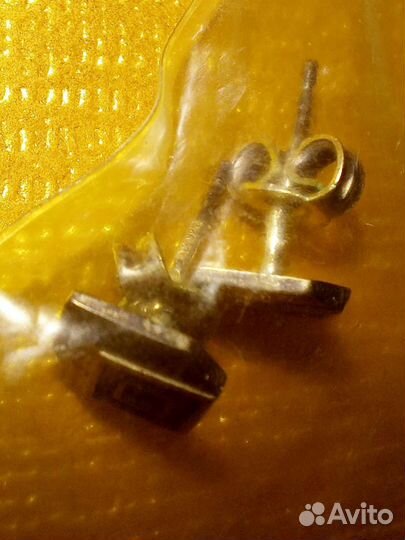 Серьги винтаж с биркой