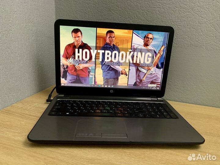 Игровой ноутбук HP: i-core 3/ssd/hdd/работа, игры