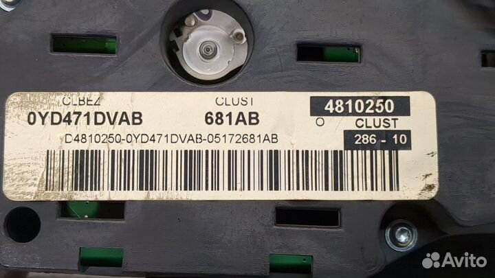 Щиток приборов Dodge Caliber