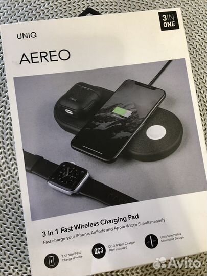 Aereo uniq беспроводная зарядка 3в1