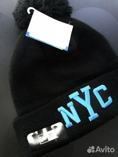 Шапка New Era New York City Knit Bobble Оригинал