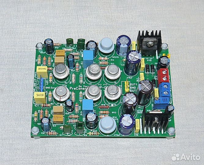 MM Фонокорректор GE транзисторах Preconsonant