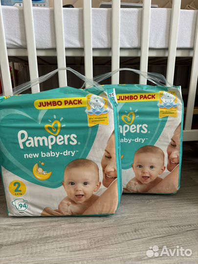 Подгузники Pampers new baby dry