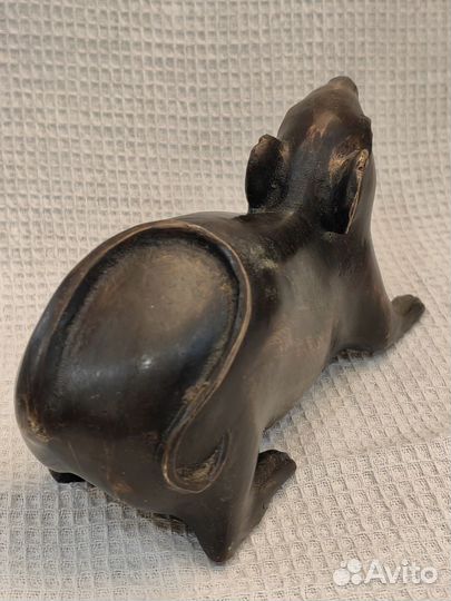 Статуэтка бронза мышка