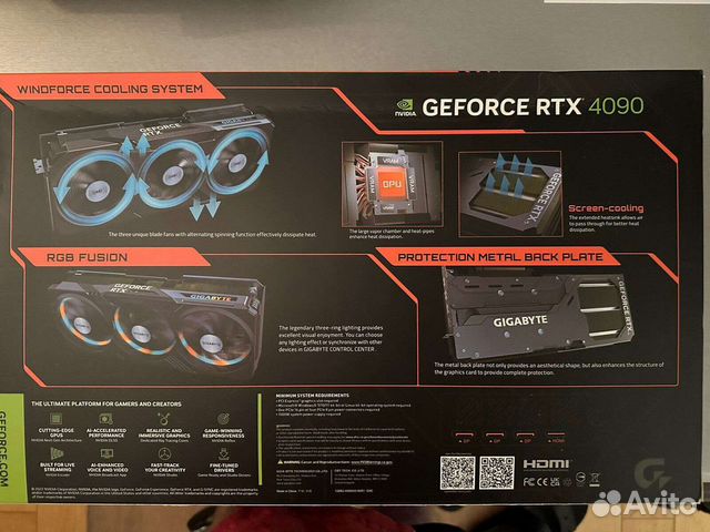 Gigabyte GeForce RTX 4090 gaming OC 24GB gddr6X